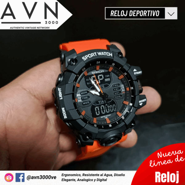 🛡️Reloj Aventura Unisex: Analogico/Digital, Pantalla Anti Rayones 🕐🏃