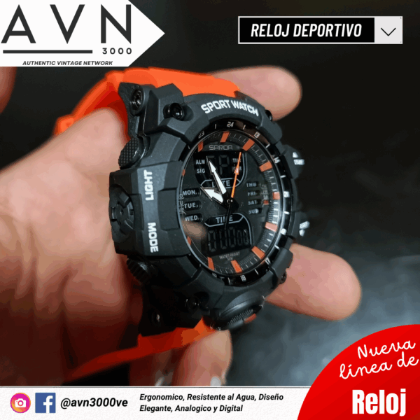 🛡️Reloj Aventura Unisex: Analogico/Digital, Pantalla Anti Rayones 🕐🏃