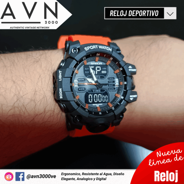 🛡️Reloj Aventura Unisex: Analogico/Digital, Pantalla Anti Rayones 🕐🏃