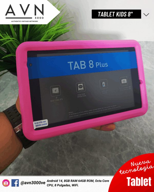 tablet 8 kids android 15 8gb ram 64gb wifi accesorios tablet 8 kids android 15 8gb ram 64gb wifi accesorios